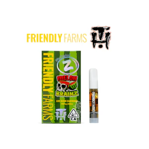 Friendly Farms - Friendly Farms x Terp Hogz - Melon Brainz - Cured Resin Cartridge - 1g