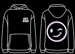 Small Hoodie | Black | Hey High