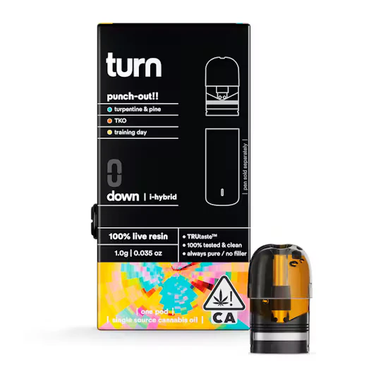 turn - Turn - Pod - Live Resin - Punch Out!! - 1G Main Image