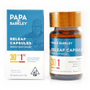 Papa & Barkley Capsules - 30:1 CBD Rich - 30ct