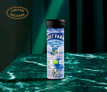 LOST FARM - Black Cherry (Live Resin Infused) Gummies - 100mg (I) - Lost Farms x HUF