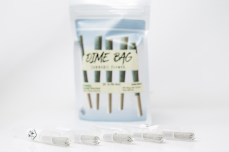 Dimebag - 2.5g Critical Kush Pre-Roll Pack (.5g - 5-Pack) - Dime Bag