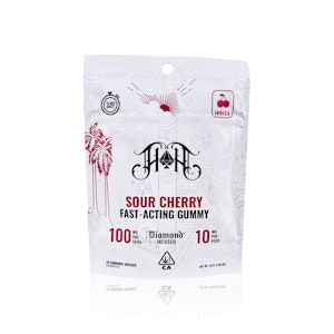 HEAVY HITTERS - HEAVY HITTERS - Edible - Sour Cherry - Diamond Infused Gummies - 100MG