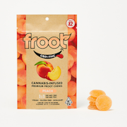 Froot Peach 1:1 ratio CBD:THC Gummies 