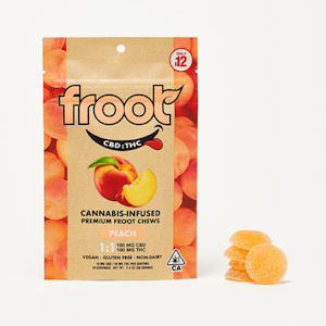 FROOT - Froot Gummies Peach CBD 1:1