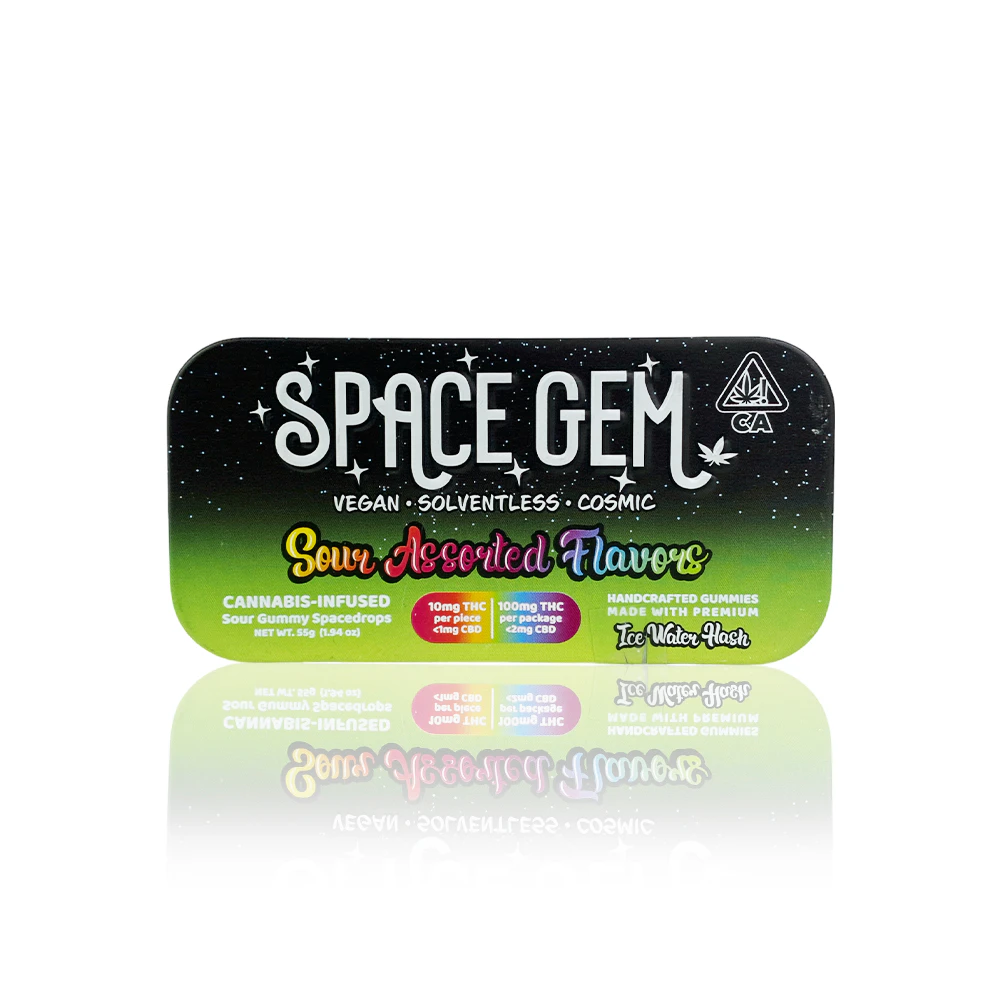 Space Gem - Space Drops Sour Assorted 100mg THC - Space Gem Main Image