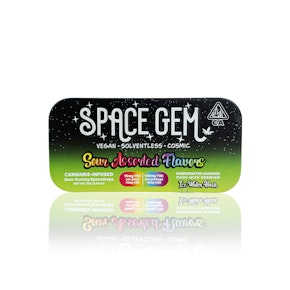 SPACE GEM - Edible - Sour Space Drops - Gummies - 10-Pack - 100MG 