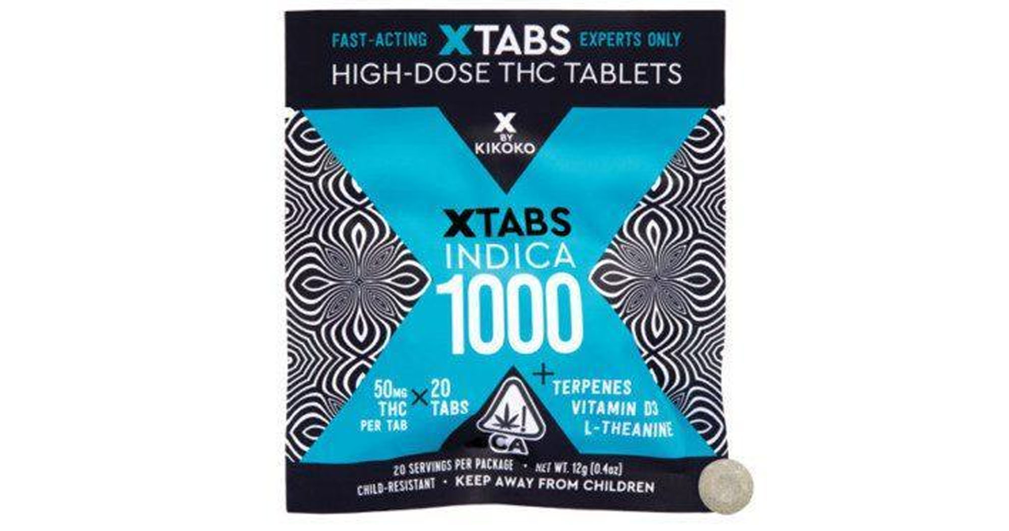 50mg Indica X Tabs - 20ct