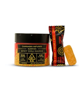 Emerald Sky - Spicy Chili Mango 100mg 10 Pack Live Resin Gummies - Emerald Sky