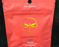 Grape 100mg Gummy - Hybrid | Dragonfly