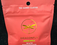 Green Apple Clusters 100mg - Sativa | Dragonfly