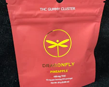 Pineapple Clusters 100mg Gummy - Hybrid | Dragonfly