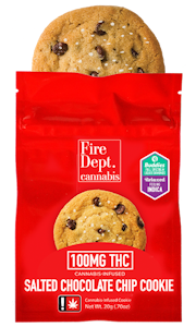 Chocolate Chip Cookie, Indica Live Resin Infused, 100mg