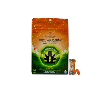 Emerald Sky - Tropical Mango 100mg 20 Pack Hard Fruit Drops - Emerald Sky