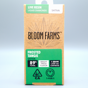 Bloom Farms - Frosted Tangie 1g Live Resin Cart - Bloom Farms