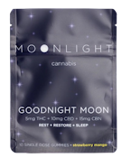 Moonlight Goodnight Moon Gummies 5mg - Strawberry Mango - 10ct