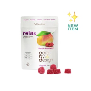 Relax Mango Raspberry CBD Gummies [24 ct]