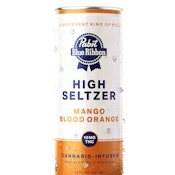 PBR Infused Seltzer - High Mango Blood Orange - 10mg Single Can