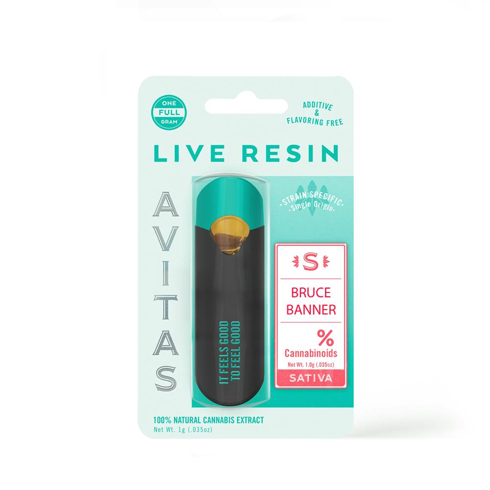 Avitas | Bruce Banner | Live Resin | Disposable | 1g
