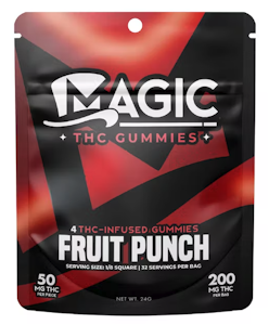 Magic - Magic - Fruit Punch Chews 200MG (4x50MG)