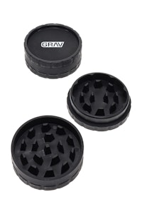 Canntinas Cannabis - [GRAV] Grinder - 2.5' Hemp Plastic 2 Part