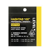 HashTab100 Sativa - Tablets - 100mg - Level