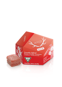 WYLD - Sour Cherry Gummies (I) - 100mg - Wyld