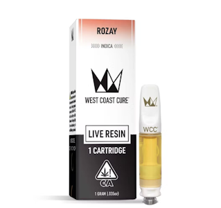 West Coast Cure - 1g Rozay Live Resin (510 Thread) - WCC