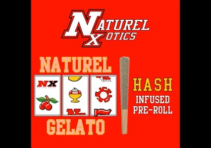 Naturel Xotics - Naturel Xotics | Gelato Hash Infused Pre-Roll 1.0g