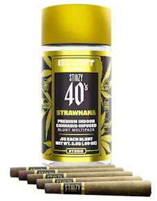 Strawnana Mini Blunt 40's 5 Pack 2.5G