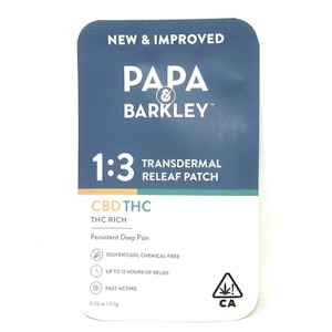 PAPA & BARKLEY: THC RICH RELEAF PATCH 1:3