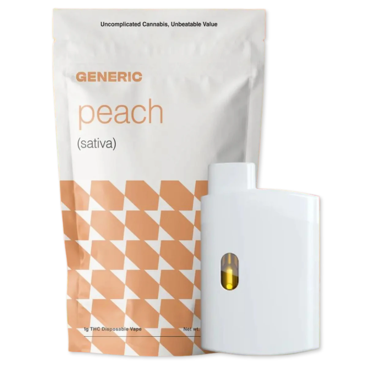 Generic From Contract Canna - Generic | Disposable | Peach | 1g Main Image