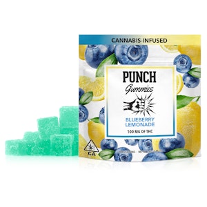 Punch - Blueberry Lemonade (H) | 100mg Gummies | Punch