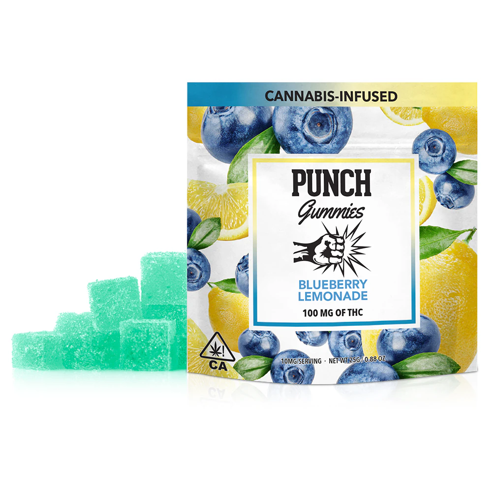 Punch - Blueberry Lemonade (H) | 100mg Gummies | Punch Main Image