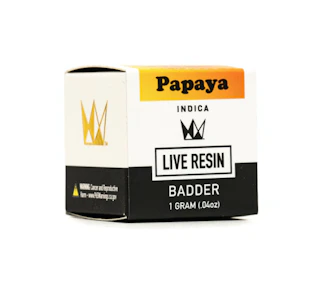 West Coast Cure - West Coast Cure - Papaya - 1g Live Resin Badder