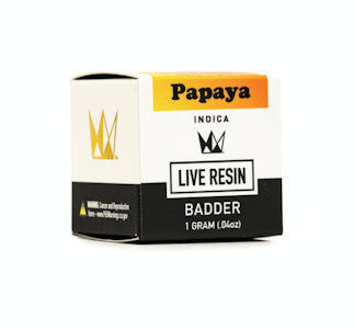 West Coast Cure - Papaya - 1g Live Resin Badder