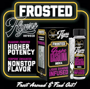 Claybourne Frosted Flyers Infused 5pk Prerolls 2.5g Grape Gasolina