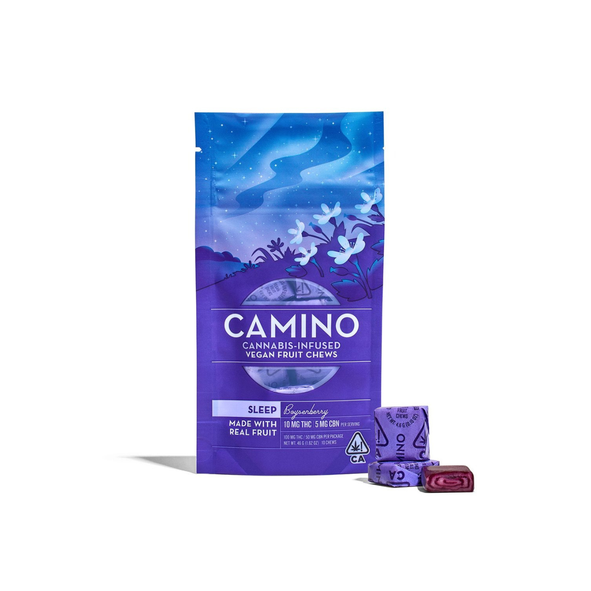 Boysenberry (Sleep) (I) | Camino Fruit Chews 10:5 CBN:THC | Camino