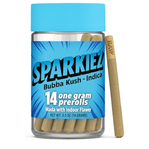 Sparkiez - Sparkiez | Bubba Kush 14g (Indica) - Pre-roll 14pk