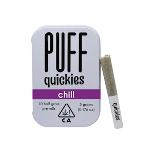 Lights Out | Quickies Chill (10pk) Prerolls | Puff