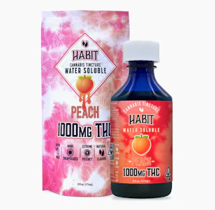 HABIT - PEACH TINCTURE 1000MG - HABIT