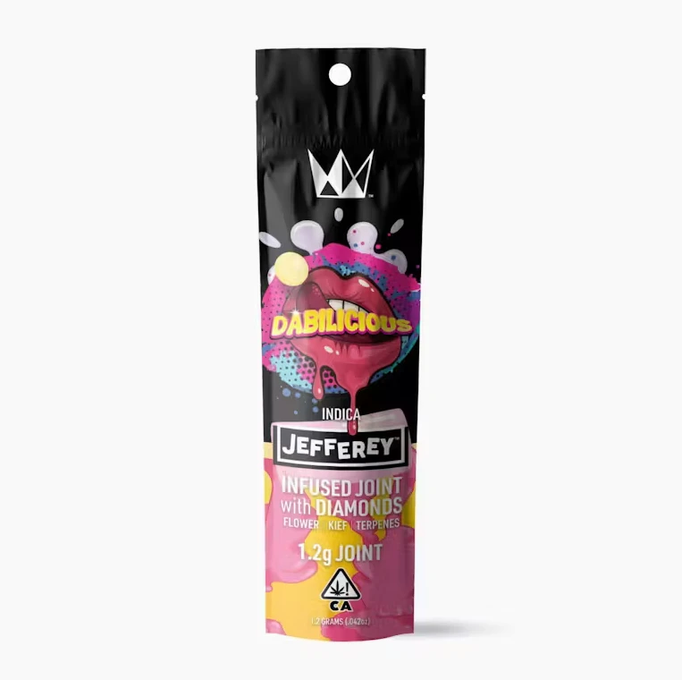West Coast Cure - West Coast Cure - Jefferey Pre Roll - Diamond Infused - Indica - Dabilicious - (1.2g Total) Main Image
