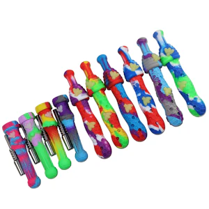 LUV BUDS - Dab Straw | Silicone with Honey Bee | 14mm tip