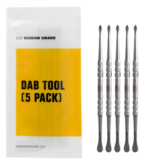 HUMAN GRADE - Stainless Steel Dab Tool 5 Pack - Large Main Image