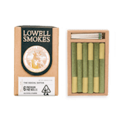 Lowell - Classics - The Social Sativa - Preroll Pack - 6pk