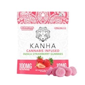 Kanha - THC - Classic Indica Strawberry 100mg (10 mg/each)