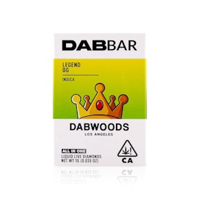 DABWOODS - All in one - Legend OG - Dab Bar 2.0 - 1G