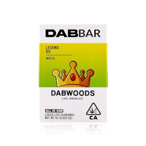 DABWOODS - DABWOODS - All in one - Legend OG - Dab Bar 2.0 - 1G