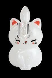 Luv Buds - SirEEL - 5.5" DabbiCat Meowsterpiece Rig with Banger Main Image