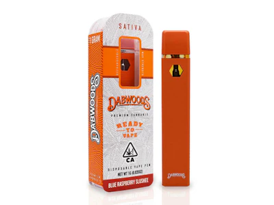 Dabwoods - Dabwoods - Blue Raspberry Slushee -  1g Disposable Vape